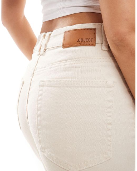 Object White – weit geschnittene twill-jeans
