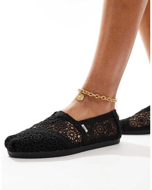TOMS Black Alpargata Espadrilles