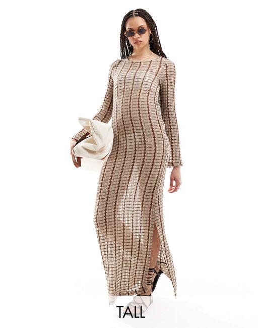 Vero Moda Natural – häkel-strandkleid