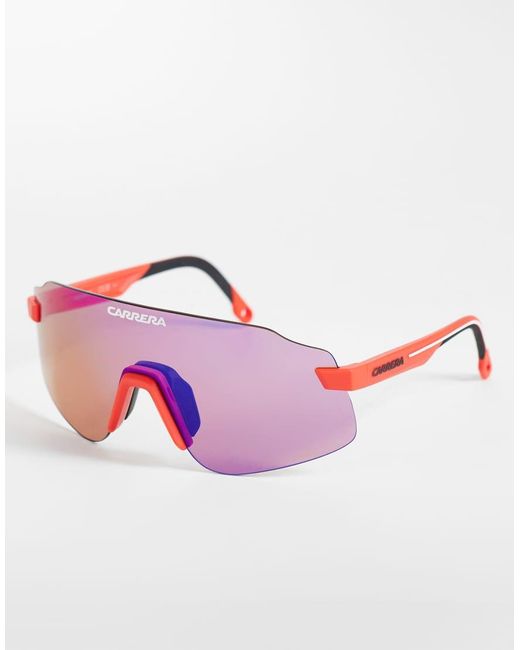 Carrera Red Carrera Rectangular Sunglasses With Lenses for men