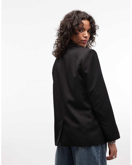 Collusion Black Tailored Oversized Blazer