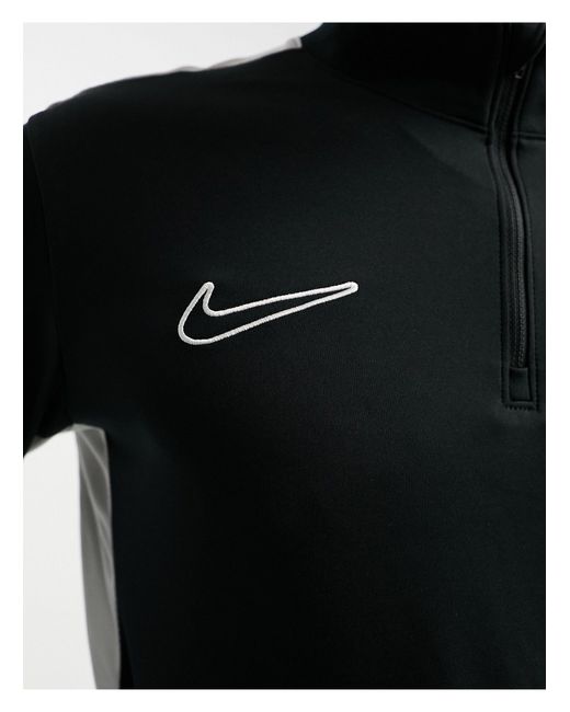 Camiseta deportiva negra con media cremallera y diseño Nike Football de  hombre de color Azul | Lyst