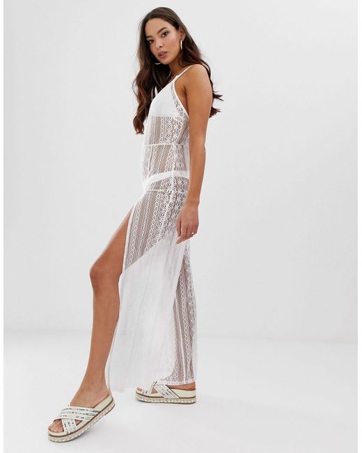 white beach jumpsuit