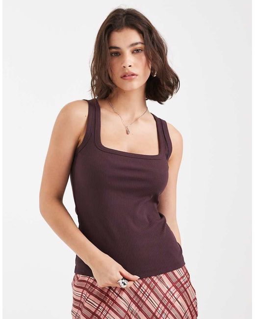 New Look Purple Square Vest