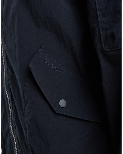 Barbour Blue Re-Engineered Endurance Zip Through Jacket for men
