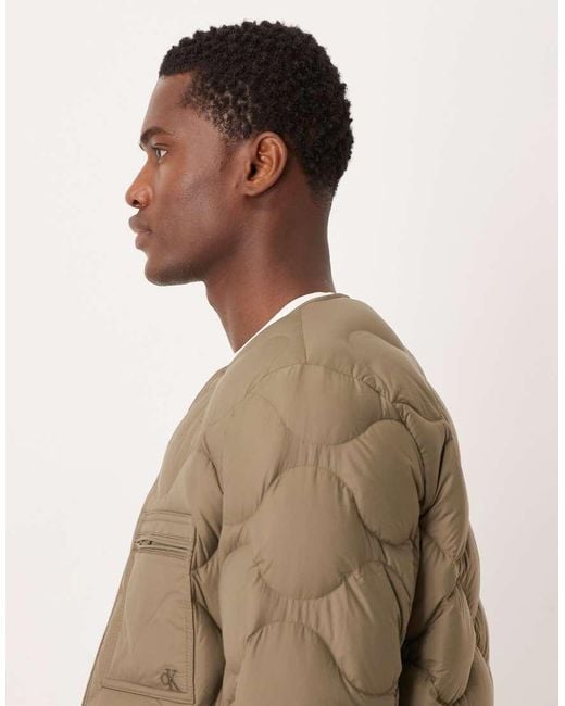 Calvin Klein Natural Feather Weight Padded Jacket for men