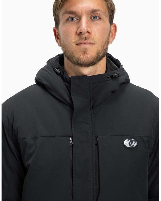 DC Shoes Black Brewberg Parka Jacket for men