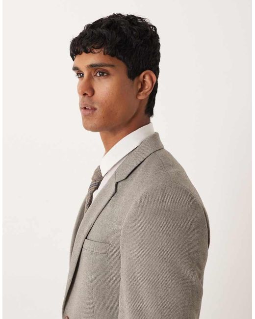 ASOS Gray Skinny Suit Jacket for men