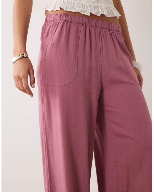 Mango Pink Teen Flowy Trouser
