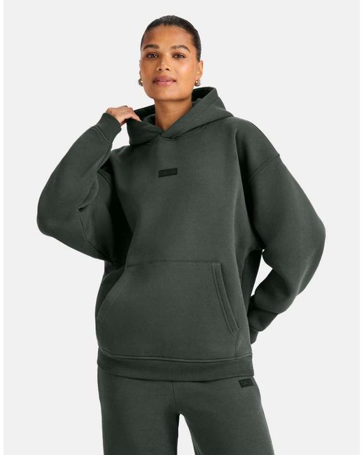 Tala Green Graphic Oversized Hoodie