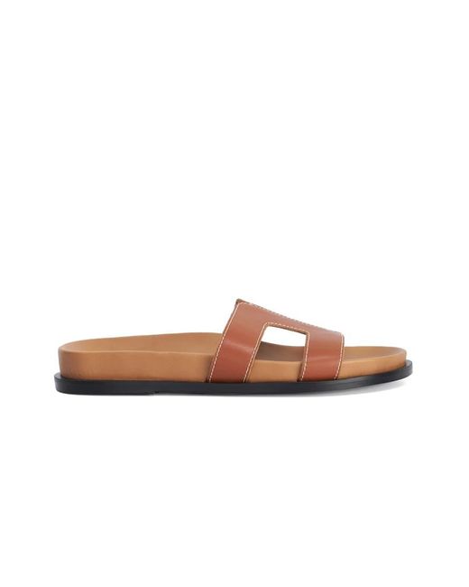 Dune Brown Loupas Casual Sandals