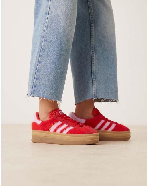 Adidas Originals Blue Gazelle Bold Trainers