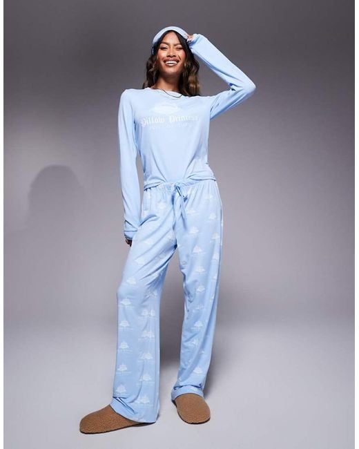 Juicy Couture Blue Pillow Princess Pyjama Set