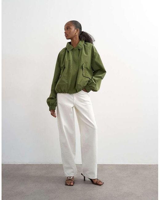 TOPSHOP Green Anorak