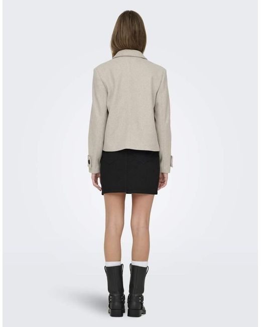 ONLY Natural Wool Look Short Jacket