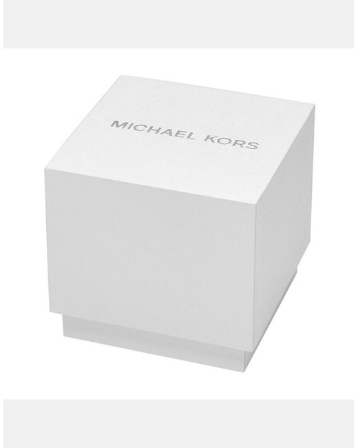 Michael Kors Metallic 3 Hand Georgie, Stainless Steel