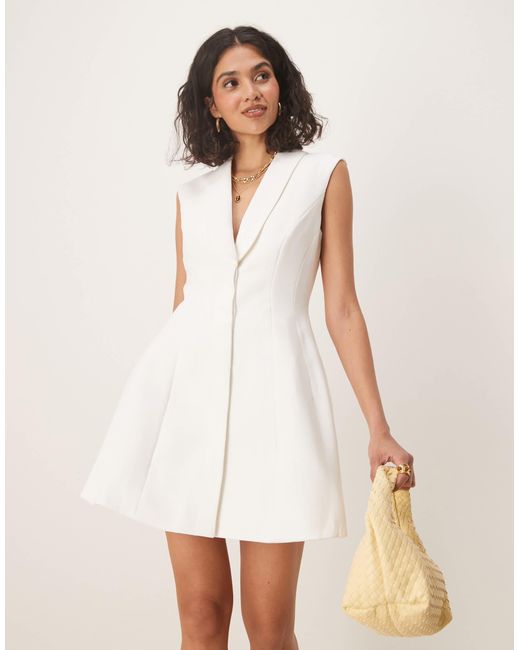 Bardot Natural – elegantes minikleid