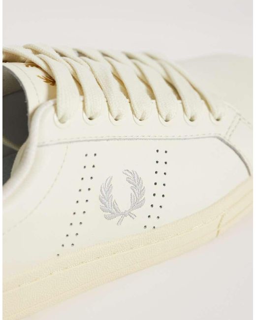 Fred Perry Natural Leather Trainer