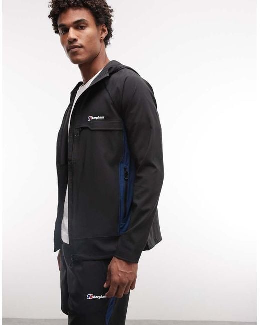 Berghaus Black Wavertree Hooded Jacket for men
