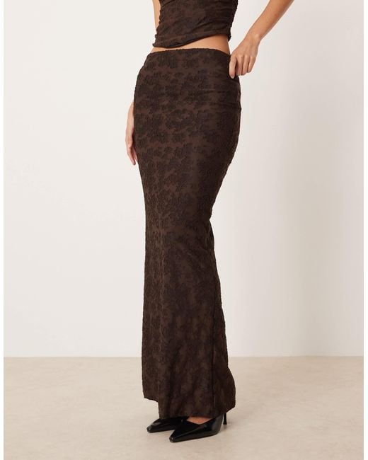 ASOS Natural Co-ord Column Maxi Skirt