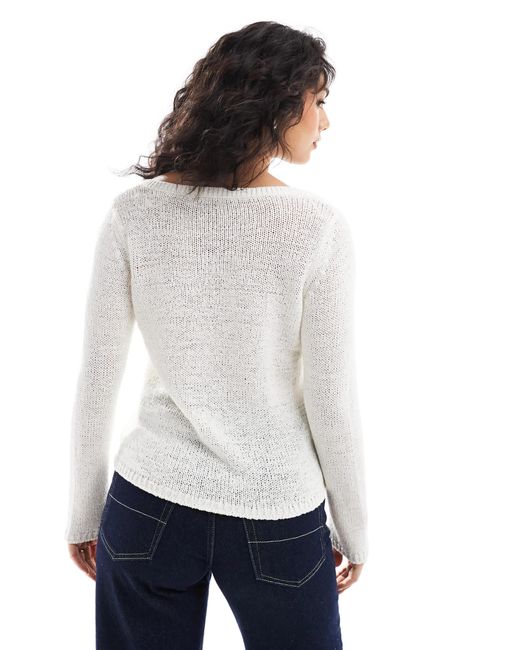 ONLY White – strickpullover