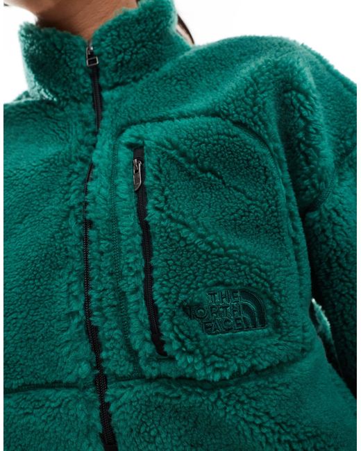 The North Face Green Extreme Pile Half Zip Pullover Fleece