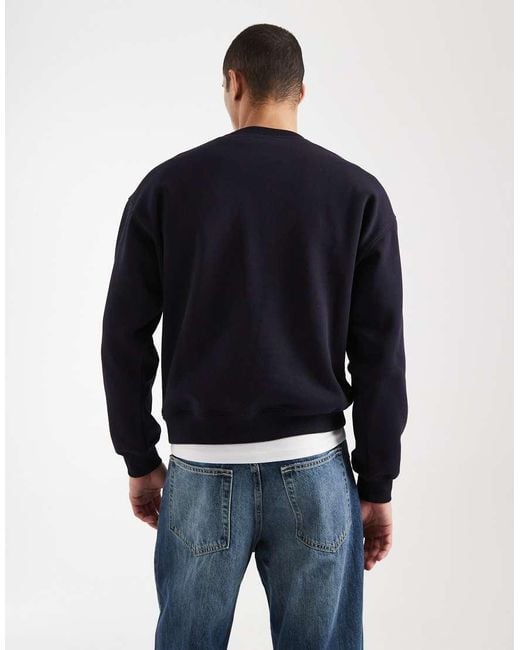 Cotton On Blue Box Fit Crew Sweater for men