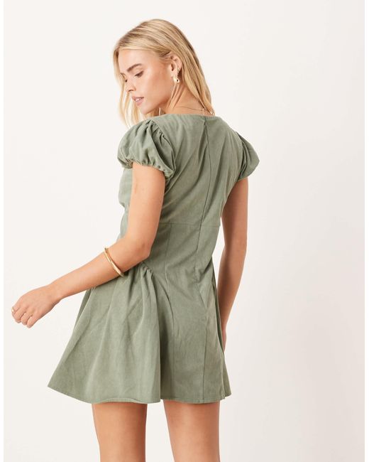 zara midi dress green ZARA. Green floral midi dress. XS – Hibuy market main image 0