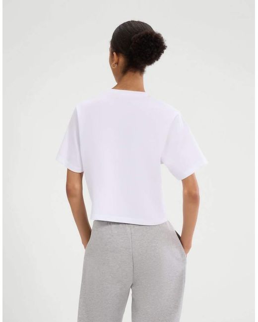 Ellesse White Silinto 2 Cropped Tee