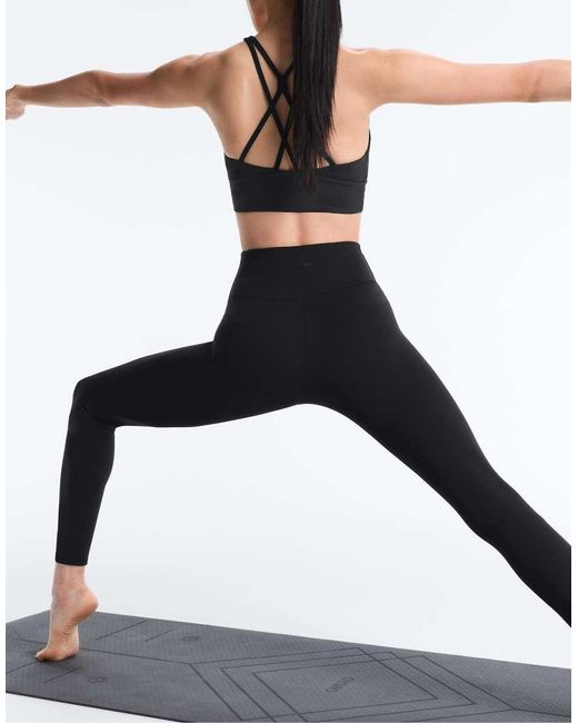 Oysho Black Comfortlux High Rise Ankle-Length Leggings