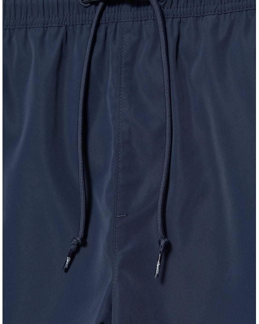 Pull&Bear Blue Basic Swim Shorts for men