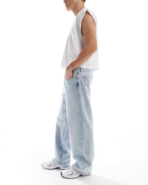 Calvin Klein Losse Jeans in het Blue voor heren