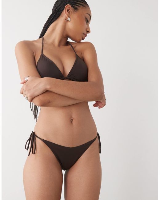 Bas Monki en coloris Brown
