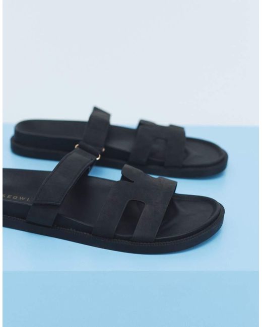 SEQWL Brown Sandals With Straps for men