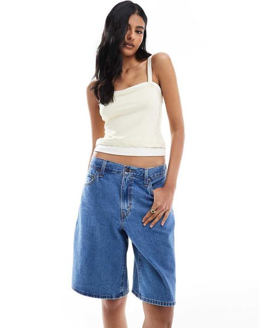 Levi's Blue baggy Dad Denim Jorts