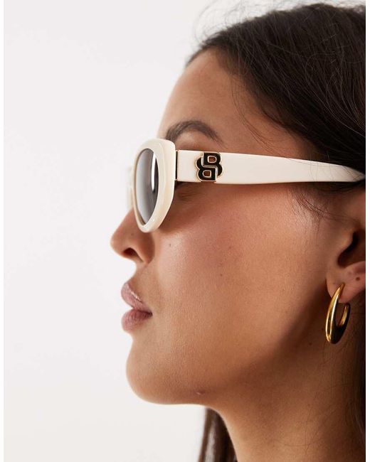 Boss Sunglasses Black Boss Oval Sunglasses