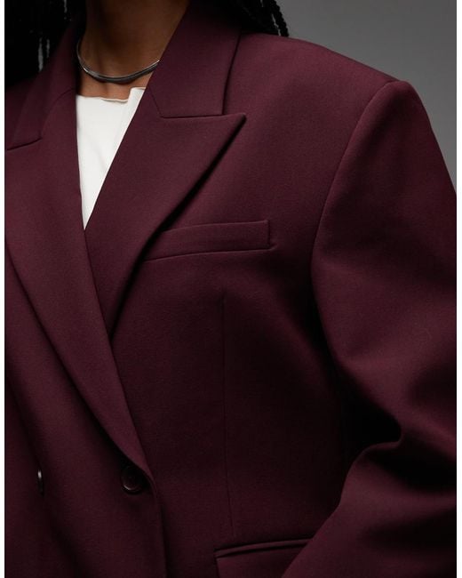 ASOS Black Double Breasted Oversized Blazer