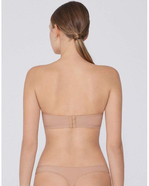 Tezenis Natural Padded Low-Cut Bandeau Bra