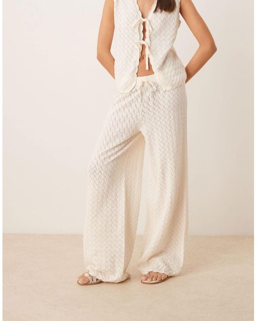 ASOS Natural Knit Pants