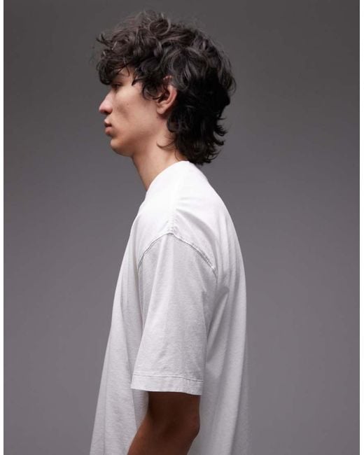 AllSaints Gray Knox T-shirt for men