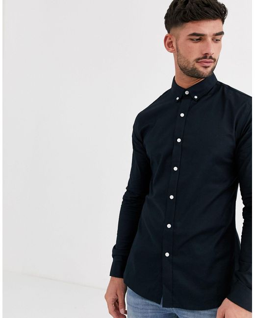 muscle fit oxford shirt