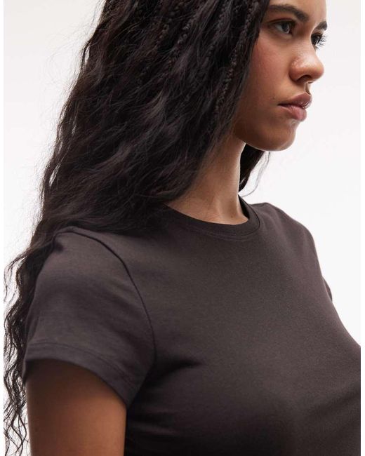 Weekday Black 90S Baby Tee