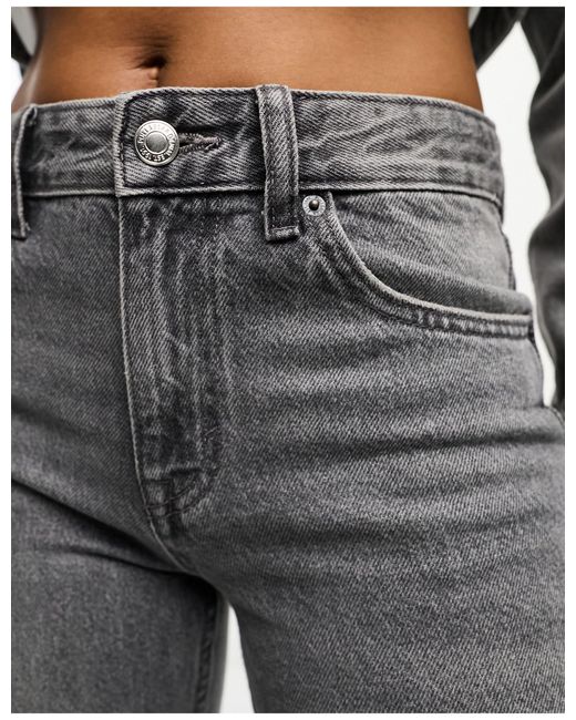 Pull&Bear Gray – gerade geschnittene jeans