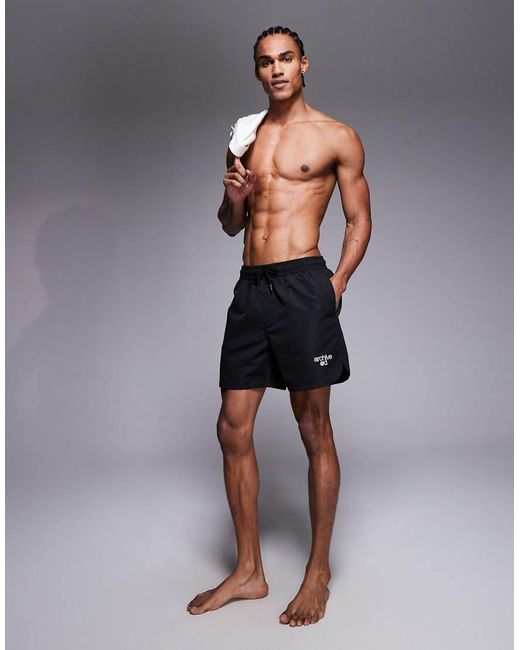ASOS Gray Swim Shorts for men