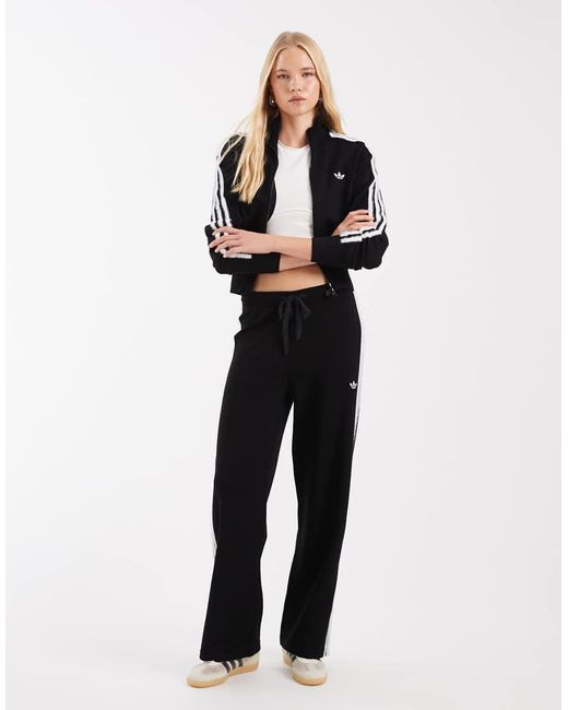 Adidas Originals Black Firebird Knitted Track Top
