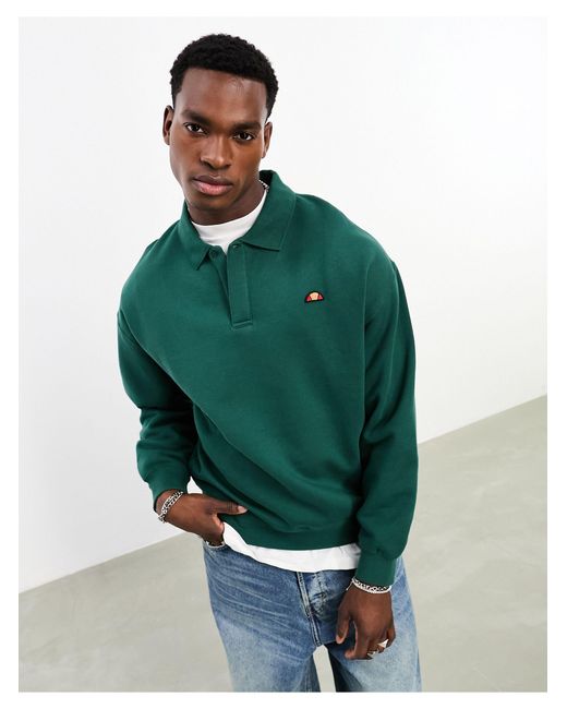 Ellesse Green Etona Sweatshirt for men