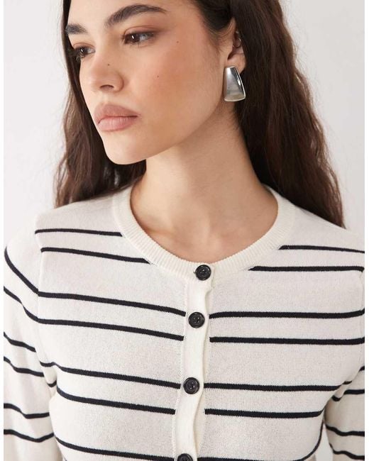 ASOS Blue Knitted Boxy Fit Cardigan Co-ord