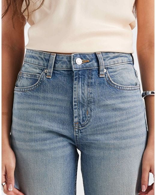 ASOS Blue Comfort Stretch Straight Leg Jeans
