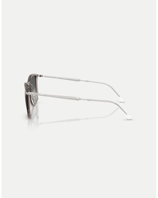 Ray-Ban Gray Rb4451 Irregular Sunglasses With Lens