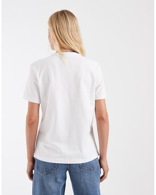& Other Stories White Relaxed Short Sleeve T-shirt